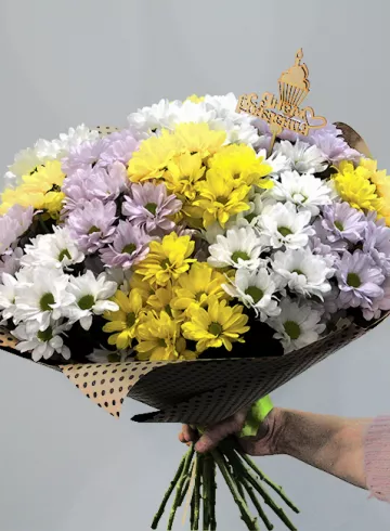 Букет &laquo;Ромашковое чудо&raquo; от интернет-магазина цветов в 