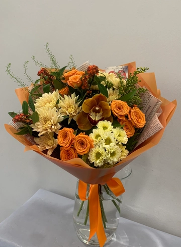 Букет Оттенки осени  от интернет-магазина цветов в 