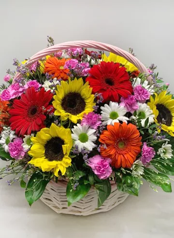 Композиция «Краски лета» от интернет-магазина цветов в 