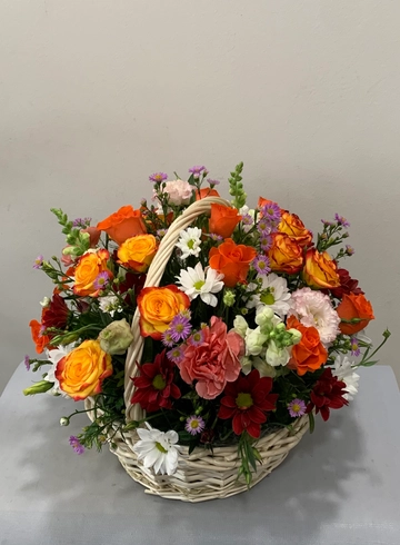 Корзинка Фейерверки  от интернет-магазина цветов в 