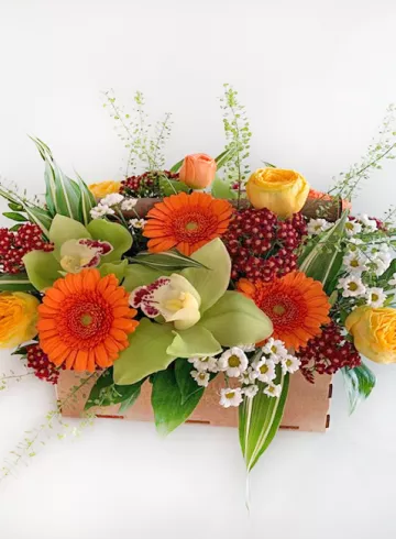 Композиция «Осенний вальс» от интернет-магазина цветов в 