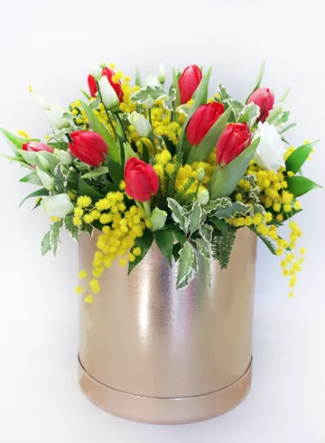 Композиция &laquo;Весенний ветер&raquo; от интернет-магазина цветов в 