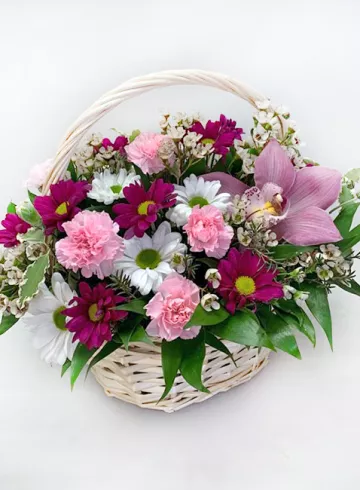 Композиция «Розовое утро» от интернет-магазина цветов в 