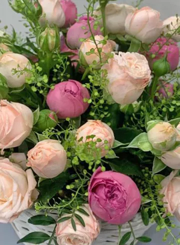 Композиция "Розовый конфитюр" от интернет-магазина цветов в 