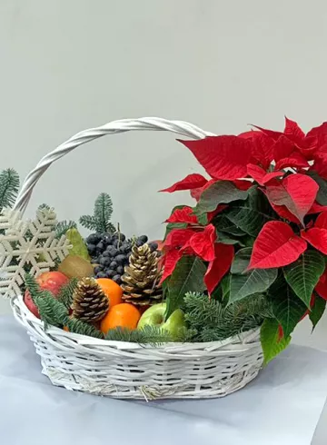 Фруктовая корзина №9 от интернет-магазина цветов в 