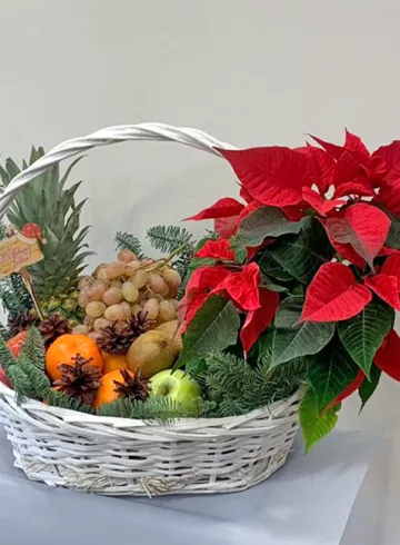 Фруктовая корзина №10 от интернет-магазина цветов в 