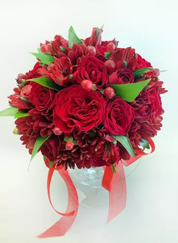 Букет «Пылкая любовь» от интернет-магазина цветов в 