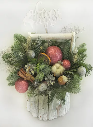 Новогодний лесовичок от интернет-магазина цветов в 