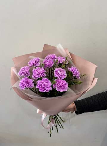 Букет с лунной гвоздики  от интернет-магазина цветов в 