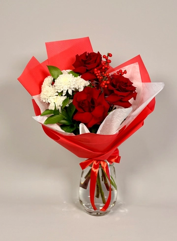 Букет &laquo;Знак любви&raquo; от интернет-магазина цветов в 